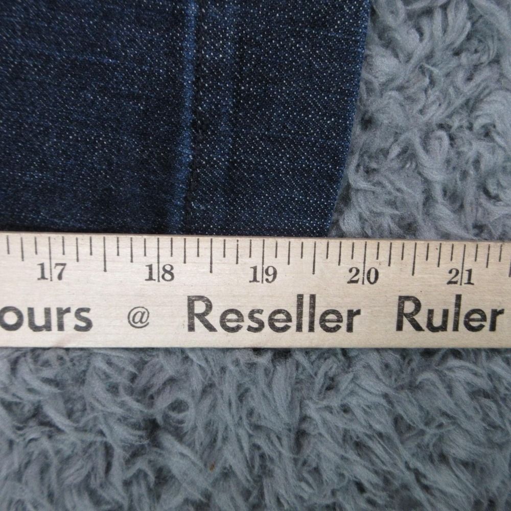 Levi's Jeans Womens 10 Blue 545 Capri Relaxed Stretch Cuffed Mid Rise 32x19.5* - Picture 9 of 16
